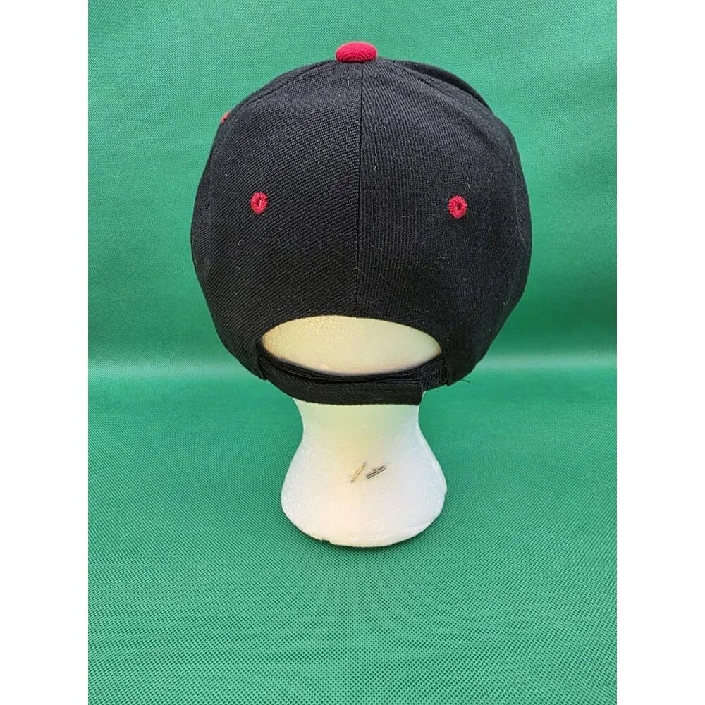 Black Red DRAGON Baseball Cap Japan Hat Fantasy Embroidered Snapback Adjustable‎